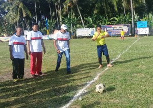 Camat Sadu Buka Turnamen Sepak Bola Camat Cup 2017
