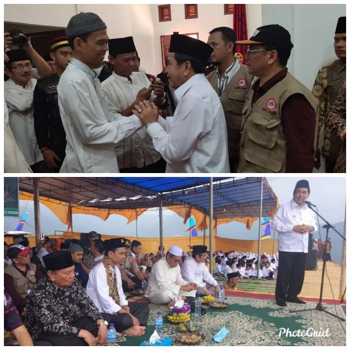 Walikota Sungaipenuh H. Asafri Jaya Bakri, Sambut dan Dampingi Kunjungan Ustadz Abdul Somad