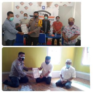 Kapolres Tanjabtim Sampaikan Maklumat Kapolri Kepada Balon Bupati Tanjabtim 