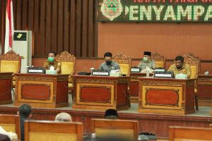 DPRD Tanjabtim Gelar Paripurna Pandangan Umum Fraksi - Fraksi