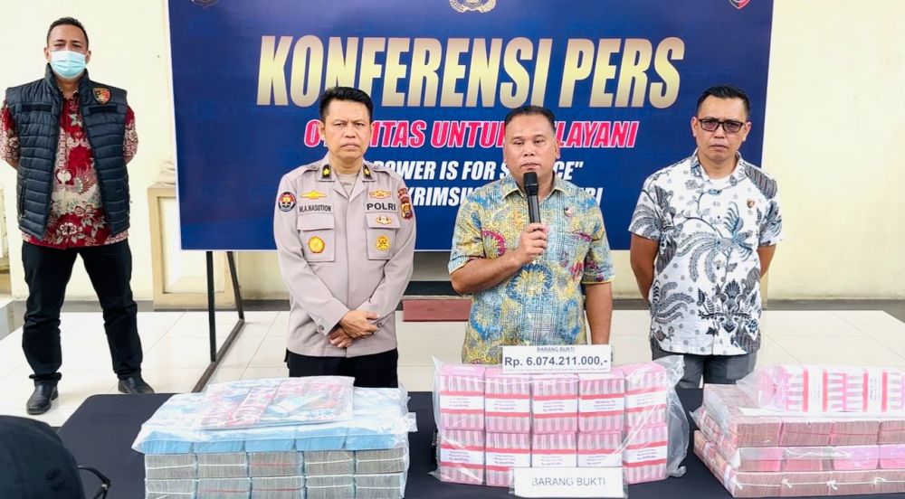 Kapolda Jambi Gelar Press Release Kasus Korupsi di Tubuh Dinas Pendidikan