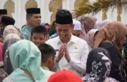 Wabup Tanjabtim Menyampari JCH Tanjabtim Usai Melepas 