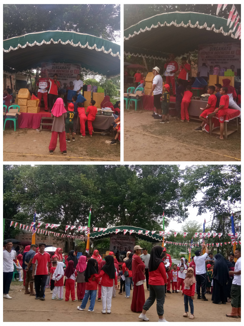 Keseruan Perayaan HUT RI ke - 80 di RW 04 Parit Culum 1