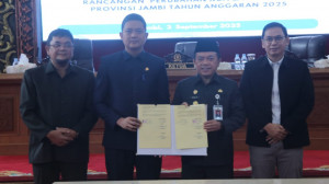 GUBERNUR AL HARIS DAN DPRD PROVINSI JAMBI SEPAKATI PERUBAHAN KUA & PPAS APBD PROVINSI JAMBI TAHUN ANGGARAN 2025
