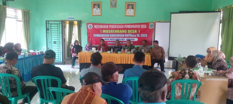 Desa Kobar Gelar Muarenbang RKPdes TA 2026