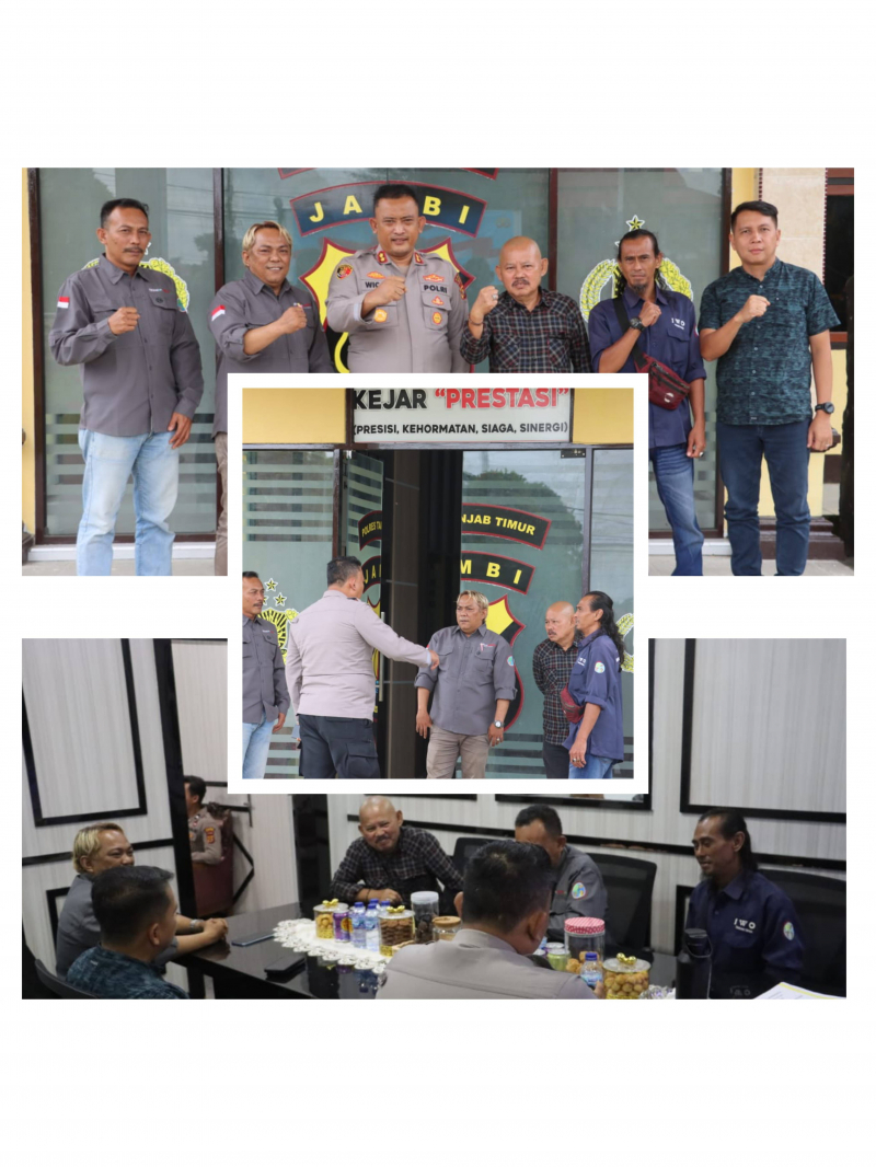 Kapolres Tanjabtim.Sambut Hangat PD IWO Tanjabtim 