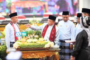 Hadiri HUT Bungo ke-60: Gubernur Al Haris Ajak Masyarakat Jaga Persatuan Membangun Daerah 