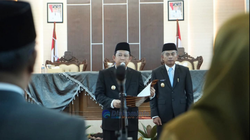 Prosesi pelantikan Pejabat Lingkup Muaro Jambi 