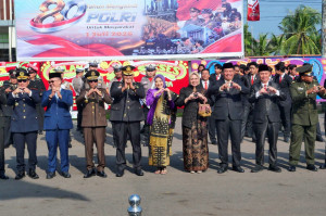 Wabup Katamso Hadiri Upacara Hari Bhayangkara ke-80, Tegaskan Pentingnya Sinergi untuk Tanjab Barat Maju Berkah